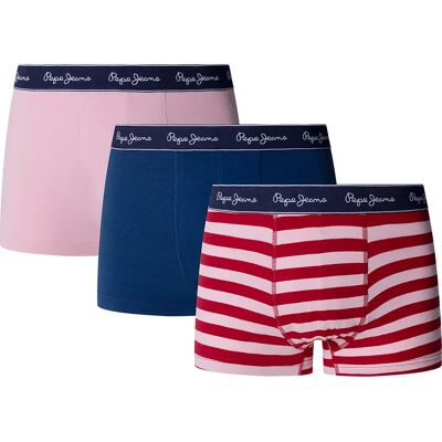 Pepe Jeans Boxers Pmu100007 Trunk 3 Unités Royal Red XL Homme - Publicité Pepe Jeans Boxers Pmu100007 Trunk 3 Unités Royal Red XL Homme - Publicité