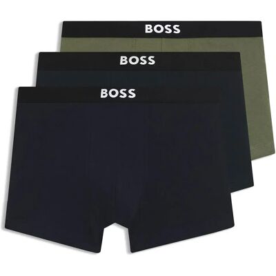 Boss Boxers One 10272529 Trunk 3 Unités Open Blue S Homme - Publicité Boss Boxers One 10272529 Trunk 3 Unités Open Blue S Homme - Publicité
