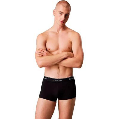 Calvin Klein Boxers Lv00nb4390 Trunk Low Rise 5 Unités Black W / Black Wb M - Publicité Calvin Klein Boxers Lv00nb4390 Trunk Low Rise 5 Unités Black W / Black Wb M - Publicité