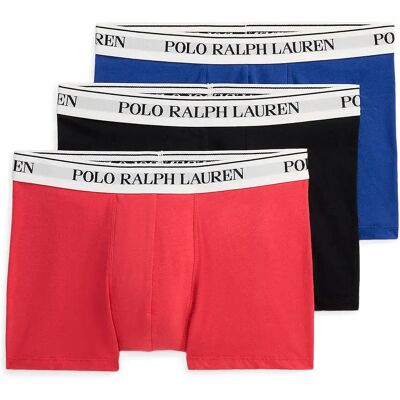 Polo Ralph Lauren Boxers 714830299 Trunk 3 Unités Black / Blue Yacht / Chili Pepper XL Homme - Publicité Polo Ralph Lauren Boxers 714830299 Trunk 3 Unités Black / Blue Yacht / Chili Pepper XL Homme - Publicité