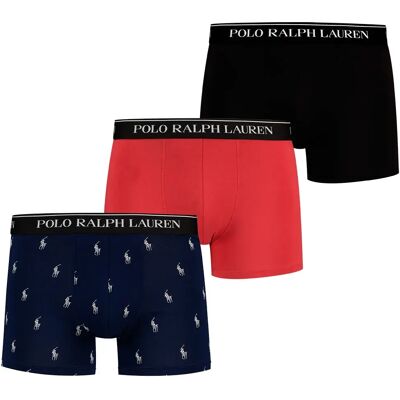 Polo Ralph Lauren Boxers 714830299 Trunk 3 Unités Black / Chili Pep / Np Navy Aopp XL - Publicité Polo Ralph Lauren Boxers 714830299 Trunk 3 Unités Black / Chili Pep / Np Navy Aopp XL - Publicité