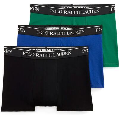 Polo Ralph Lauren Boxers 714830299 Trunk 3 Unités Black / Verano Green / Blue Yacht L Homme - Publicité Polo Ralph Lauren Boxers 714830299 Trunk 3 Unités Black / Verano Green / Blue Yacht L Homme - Publicité