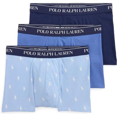 Polo Ralph Lauren Boxers 714830299 Trunk 3 Unités Np Navy / Bstblu / Chmbyblu Aop XL - Publicité Polo Ralph Lauren Boxers 714830299 Trunk 3 Unités Np Navy / Bstblu / Chmbyblu Aop XL - Publicité