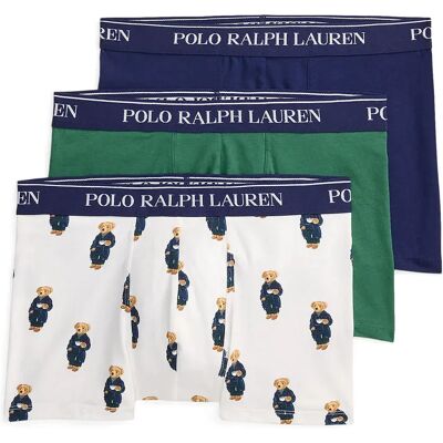 Polo Ralph Lauren Boxers 714830299 Trunk 3 Unités Np Navy / Veranogrn / White Aob XL Homme - Publicité Polo Ralph Lauren Boxers 714830299 Trunk 3 Unités Np Navy / Veranogrn / White Aob XL Homme - Publicité