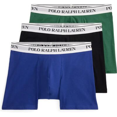 Polo Ralph Lauren Boxers 714830300 Brief 3 Unités Black / Blue Ycht / Verano Green XL Homme - Publicité Polo Ralph Lauren Boxers 714830300 Brief 3 Unités Black / Blue Ycht / Verano Green XL Homme - Publicité