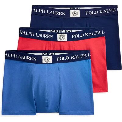 Polo Ralph Lauren Boxers 714981412 Trunk 3 Unités Np Navy / Bast Blue / Chilipep XL Homme - Publicité Polo Ralph Lauren Boxers 714981412 Trunk 3 Unités Np Navy / Bast Blue / Chilipep XL Homme - Publicité