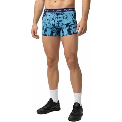 Pepe Jeans Boxers London Trunk 3 Unités Oxford Blue XL - Publicité Pepe Jeans Boxers London Trunk 3 Unités Oxford Blue XL - Publicité