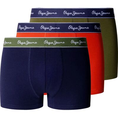 Pepe Jeans Boxers Pmu100013 Trunk 3 Unités Burnt Orange XL - Publicité Pepe Jeans Boxers Pmu100013 Trunk 3 Unités Burnt Orange XL - Publicité