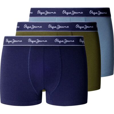 Pepe Jeans Boxers Pmu100013 Trunk 3 Unités Marsh Green M - Publicité Pepe Jeans Boxers Pmu100013 Trunk 3 Unités Marsh Green M - Publicité