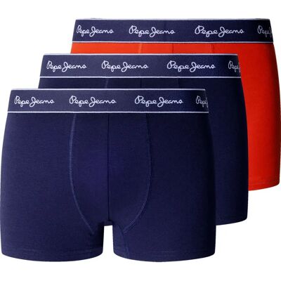 Pepe Jeans Boxers Pmu100013 Trunk 3 Unités Navy M - Publicité Pepe Jeans Boxers Pmu100013 Trunk 3 Unités Navy M - Publicité