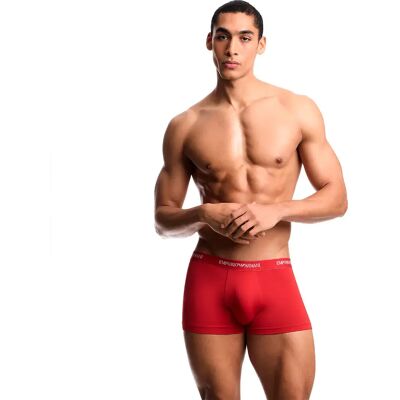Giorgio Armani Emporio Armani Boxers Em000231_af25029 Trunk Red XL Homme - Publicité Giorgio Armani Emporio Armani Boxers Em000231_af25029 Trunk Red XL Homme - Publicité