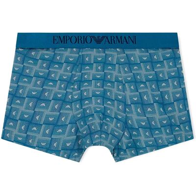 Giorgio Armani Emporio Armani Boxers Em000232_af25040 Trunk Blue Geomectric Print S Homme - Publicité Giorgio Armani Emporio Armani Boxers Em000232_af25040 Trunk Blue Geomectric Print S Homme - Publicité