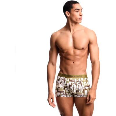 Giorgio Armani Emporio Armani Boxers Em000232_af25042 Trunk Moss Green Eagle Print M Homme - Publicité Giorgio Armani Emporio Armani Boxers Em000232_af25042 Trunk Moss Green Eagle Print M Homme - Publicité