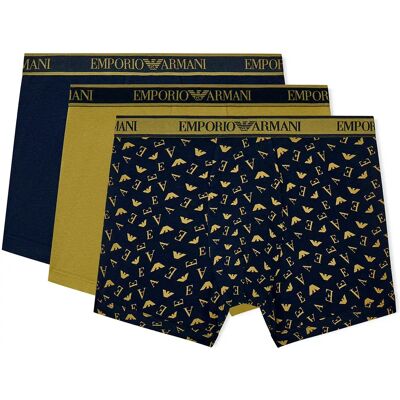 Giorgio Armani Emporio Armani Boxers Em000261_af25019 3 Unités Blue / Blue / Moss Green / Moss Green 2XL - Publicité Giorgio Armani Emporio Armani Boxers Em000261_af25019 3 Unités Blue / Blue / Moss Green / Moss Green 2XL - Publicité
