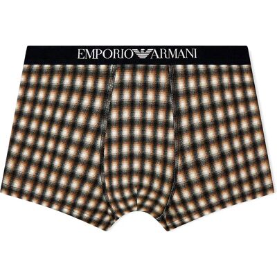 Giorgio Armani Emporio Armani Boxers Set Em000620_af25047_f1043 Trunk Check Dust / Brown / Black S Homme - Publicité Giorgio Armani Emporio Armani Boxers Set Em000620_af25047_f1043 Trunk Check Dust / Brown / Black S Homme - Publicité