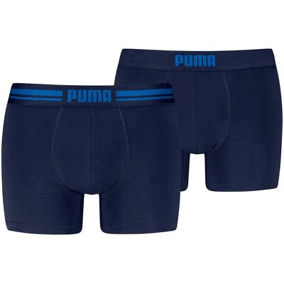 Puma Boxers Everyday Placed Logo 2 Unités Navy / Team Royal Blue S - Publicité Puma Boxers Everyday Placed Logo 2 Unités Navy / Team Royal Blue S - Publicité