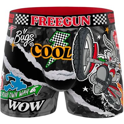FREEGUN Boxers Looney Tunes Bugs Bunny Red / Black XL - Publicité FREEGUN Boxers Looney Tunes Bugs Bunny Red / Black XL - Publicité