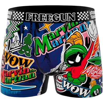 FREEGUN Boxers Looney Tunes Marvin Martian Blue / Black XL - Publicité FREEGUN Boxers Looney Tunes Marvin Martian Blue / Black XL - Publicité