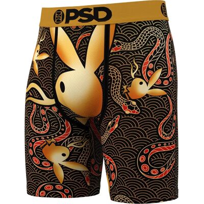 Psd Boxers Pb Snake Gold / White S Homme - Publicité Psd Boxers Pb Snake Gold / White S Homme - Publicité