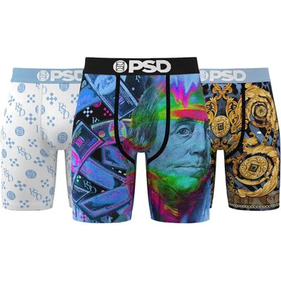 Psd Boxers Sky Vault 3 Unités Blue / White / White M Homme - Publicité Psd Boxers Sky Vault 3 Unités Blue / White / White M Homme - Publicité