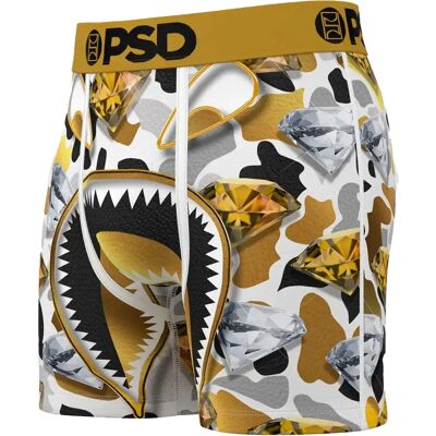 Psd Boxers Warface Gold 5i Gold / White M Homme - Publicité Psd Boxers Warface Gold 5i Gold / White M Homme - Publicité