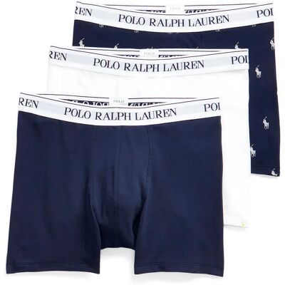 Polo Ralph Lauren Boxers 714830300 Brief 3 Unités Cruise Navy / White / Cruise Navy AOP L Homme - Publicité Polo Ralph Lauren Boxers 714830300 Brief 3 Unités Cruise Navy / White / Cruise Navy AOP L Homme - Publicité