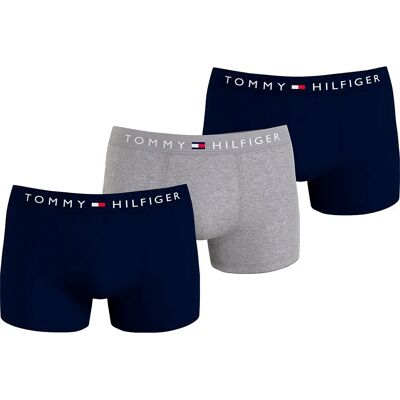 Tommy Hilfiger Boxers Um0um03908 Trunk 3 Unités Desert Sky / Grey Heather / Desert Sky S Homme - Publicité Tommy Hilfiger Boxers Um0um03908 Trunk 3 Unités Desert Sky / Grey Heather / Desert Sky S Homme - Publicité