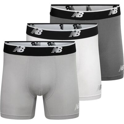 New Balance Boxers Mesh 5´´ 3 Unités Grey XL Homme - Publicité New Balance Boxers Mesh 5´´ 3 Unités Grey XL Homme - Publicité