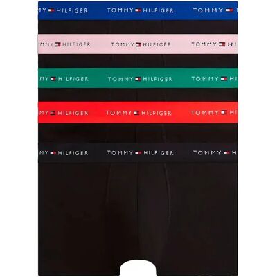 Tommy Hilfiger Boxers Um0um03893 Trunk 5 Unités Black / Black / Fire Red / Bon Pink / Alaskan Green / No Blue M Homme - Publicité Tommy Hilfiger Boxers Um0um03893 Trunk 5 Unités Black / Black / Fire Red / Bon Pink / Alaskan Green / No Blue M Homme - Publicité