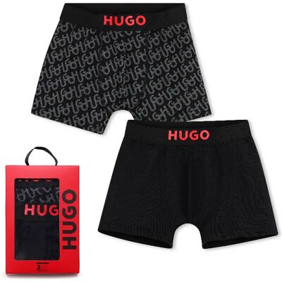 Hugo Boxers G01312 2 Unités Black 16 Années - Publicité Hugo Boxers G01312 2 Unités Black 16 Années - Publicité