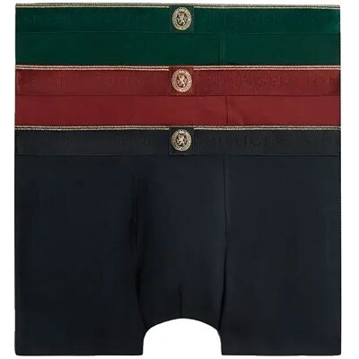 Tommy Hilfiger Boxers Um0um03984 Trunk 3 Unités Navy Blue / Nocturnal Green / Burgundy M - Publicité Tommy Hilfiger Boxers Um0um03984 Trunk 3 Unités Navy Blue / Nocturnal Green / Burgundy M - Publicité