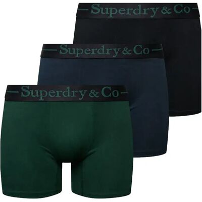 Superdry Boxers M3110480a 3 Unités Black / Navy / Enamel Green L - Publicité Superdry Boxers M3110480a 3 Unités Black / Navy / Enamel Green L - Publicité