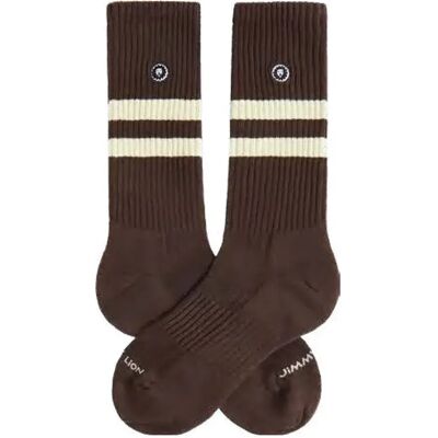 Jimmy Lion Chaussettes Crew Athletic Essentials Stripes Brown EU 41-46 - Publicité Jimmy Lion Chaussettes Crew Athletic Essentials Stripes Brown EU 41-46 - Publicité