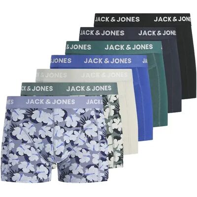Jack & Jones Boxers Ben Trunks 7 Unités North Atlantic / Country Blue / Night Sky / Dazzling Blue / Mineral Grey / Mediterranea / Black XL Homme - Publicité Jack & Jones Boxers Ben Trunks 7 Unités North Atlantic / Country Blue / Night Sky / Dazzling Blue / Mineral Grey / Mediterranea / Black XL Homme - Publicité