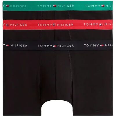 Tommy Hilfiger Boxers Um0um03890 Trunk 3 Unités Black / Alaskan Green / Med Red / Black XL Homme - Publicité Tommy Hilfiger Boxers Um0um03890 Trunk 3 Unités Black / Alaskan Green / Med Red / Black XL Homme - Publicité