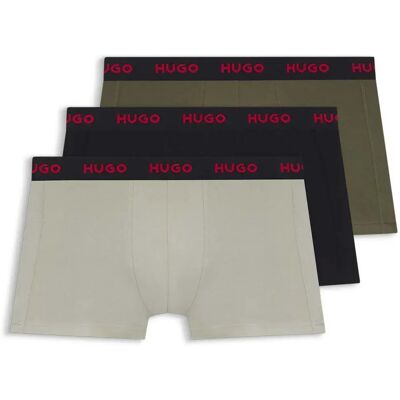 Hugo Boxers 50532611 Trunk Red 3 Unités Open Green S Homme - Publicité Hugo Boxers 50532611 Trunk Red 3 Unités Open Green S Homme - Publicité