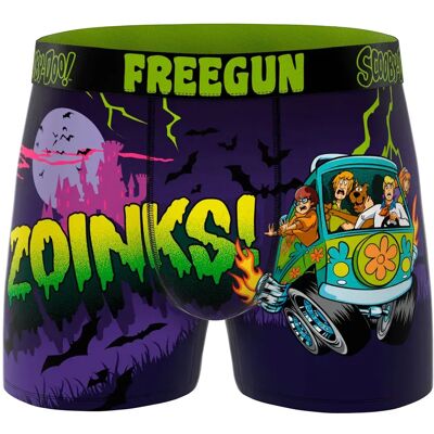 FREEGUN Boxers Scooby-doo Zoinks Purple / Multicolor XL - Publicité FREEGUN Boxers Scooby-doo Zoinks Purple / Multicolor XL - Publicité