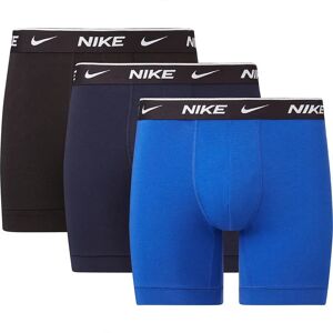 Nike Boxers Eday Brief 3 Unités Obsidian / Game Royal / Black L Homme