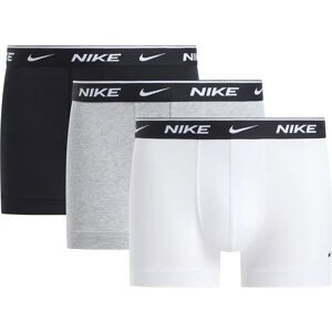 Nike Boxers Nq00ke1284 Trunk 3 Unités Whtie / Grey Heather / Black XL Homme