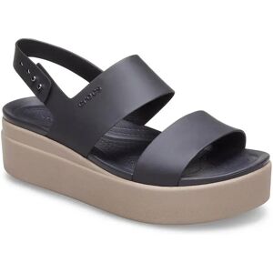 Crocs Sandales Brooklyn Low Wedge Black / Mushroom EU 38-39 Femme - Publicité Crocs Sandales Brooklyn Low Wedge Black / Mushroom EU 38-39 Femme - Publicité
