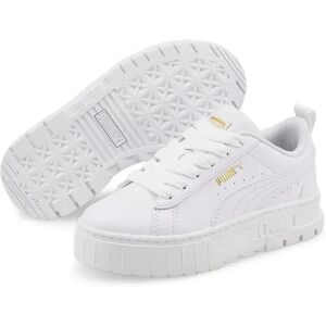 Puma Baskets Mayze Lth Ps White / Gold EU 30 Garçon,Fille - Publicité Puma Baskets Mayze Lth Ps White / Gold EU 30 Garçon,Fille - Publicité
