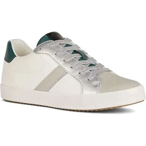 Geox Baskets Blomiee Optic White / Dark Green EU 39 Femme - Publicité Geox Baskets Blomiee Optic White / Dark Green EU 39 Femme - Publicité