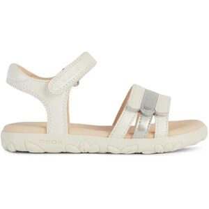 Geox Sandales Haiti White / Silver EU 34 Fille - Publicité Geox Sandales Haiti White / Silver EU 34 Fille - Publicité