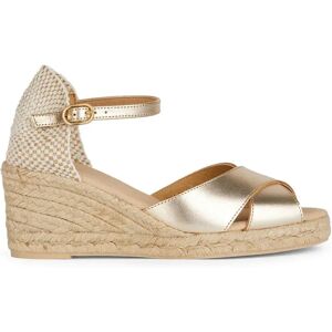 Geox Sandales Compensées En Sparte Gelsa Light Gold EU 37 Femme - Publicité Geox Sandales Compensées En Sparte Gelsa Light Gold EU 37 Femme - Publicité