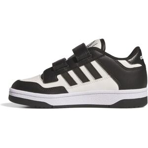 Baskets Adidas Rapid Court Enfants - Sportives, Synthétique, Noir-Blanc - Publicité Baskets Adidas Rapid Court Enfants - Sportives, Synthétique, Noir-Blanc - Publicité