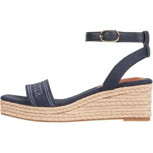 Tommy Hilfiger Sandales Compensées En Sparte Fw0fw08805 Space Blue EU 40 Femme - Publicité Tommy Hilfiger Sandales Compensées En Sparte Fw0fw08805 Space Blue EU 40 Femme - Publicité