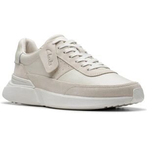 Clarks Shoes Baskets Craft Pace White Leather EU 42 Homme - Publicité Clarks Shoes Baskets Craft Pace White Leather EU 42 Homme - Publicité