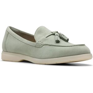 Clarks Shoes Mocassins Narini Edge Light Green Suede EU 40 Femme - Publicité Clarks Shoes Mocassins Narini Edge Light Green Suede EU 40 Femme - Publicité