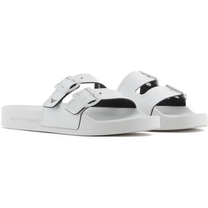 Giorgio Armani Emporio Armani Claquettes Xvps13_xr275 White / Black EU 40 Homme,Femme - Publicité Giorgio Armani Emporio Armani Claquettes Xvps13_xr275 White / Black EU 40 Homme,Femme - Publicité