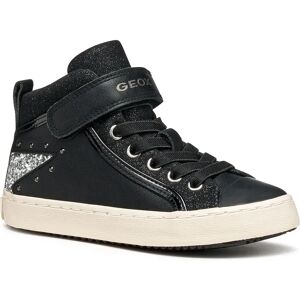 Geox Baskets Kalispera J944gm054gnc4 Black / Dark Silver EU 31 Fille - Publicité Geox Baskets Kalispera J944gm054gnc4 Black / Dark Silver EU 31 Fille - Publicité